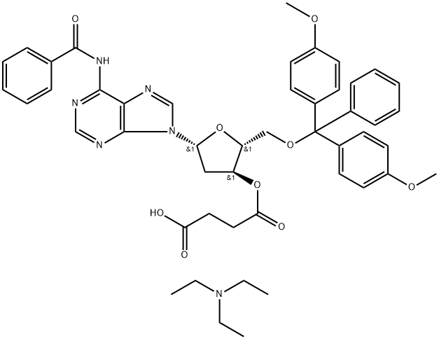 N6-Benzoyl-5'-O-(4,4-Dimethoxytrityl)-2'-deoxyadenosine-3'-succinate, TEA salt