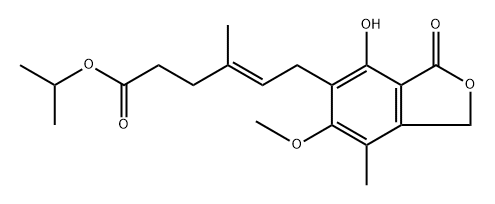 Isopropyl Mycophenolate Structural