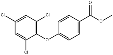 Methyl 4-(2,4,6-trichlorophenoxy)benzoate Structural