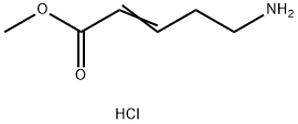 methyl 5-aminopent-3-enoate hydrochloride Structural