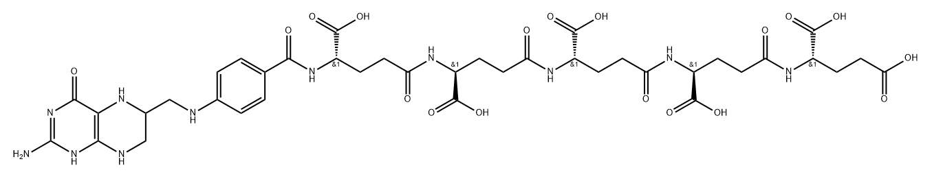 tetrahydropteroylpentaglutamate Structural