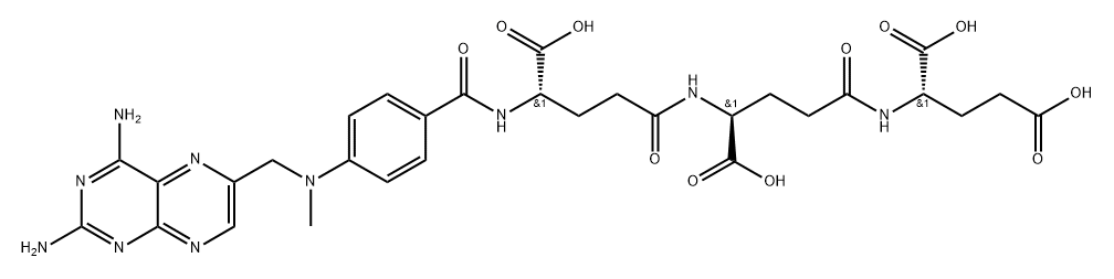 L-Glutamic acid, N-(N-(4-(((2,4-diamino-6-pteridinyl)methyl)methyl-