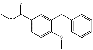 Methyl 3-benzyl-4-methoxybenzoate Structural
