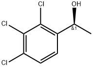 Benzenemethanol, 2,3,4-trichloro-α-methyl-, (αS)- Structural