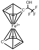 Ferrocene, (2,2,2-trifluoro-1-hydroxyethyl)- Structural