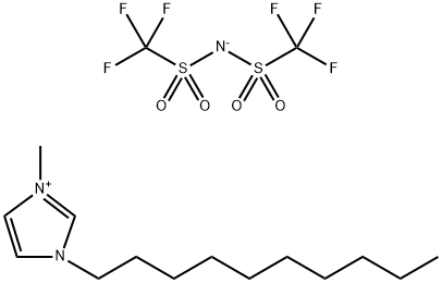 1-DECYL-3-METHYLIMIDAZOLIUM BIS(TRIFLUOROMETHYLSULFONYL)IMIDE Structural