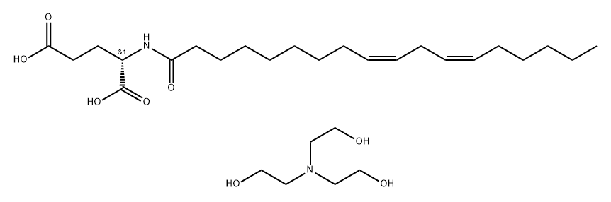 TEA-linoleoyl glutamate Structural