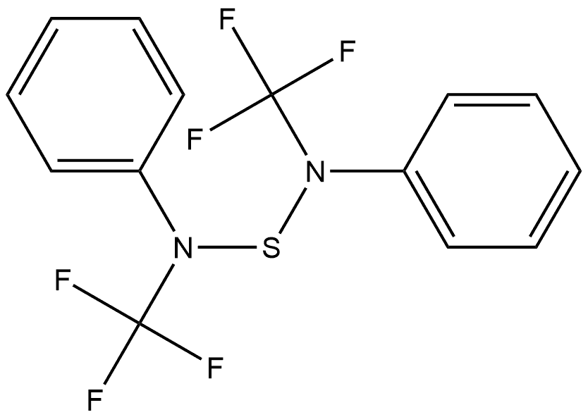 Sulfoxylic diamide, N,N'-diphenyl-N,N'-bis(trifluoromethyl)- (9CI) Structural