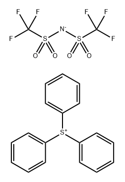 Tripenyl sulfonium bis(trifluoromethylsulfonyl)imide Structural