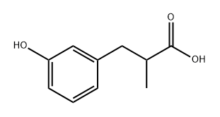 Benzenepropanoic acid, 3-hydroxy-α-methyl- Structural