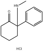 Cyclohexanone,2-(methylamino)-2-phenyl-, hydrochloride (1:1)
 Structural