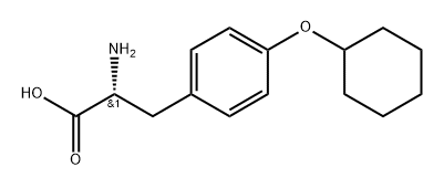 O-Cyclohexyl-D-tyrosine Structural
