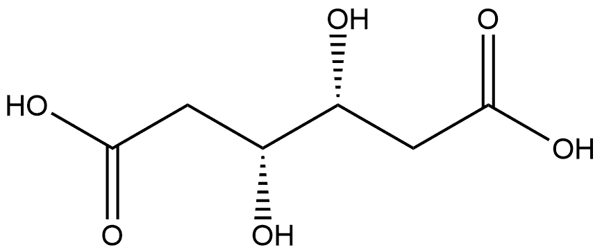 D-threo-Hexaric acid, 2,5-dideoxy- (9CI) Structural