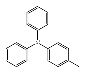 Sulfonium, (4-methylphenyl)diphenyl- Structural