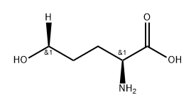 DL-β-Hydroxynorvaline Structural