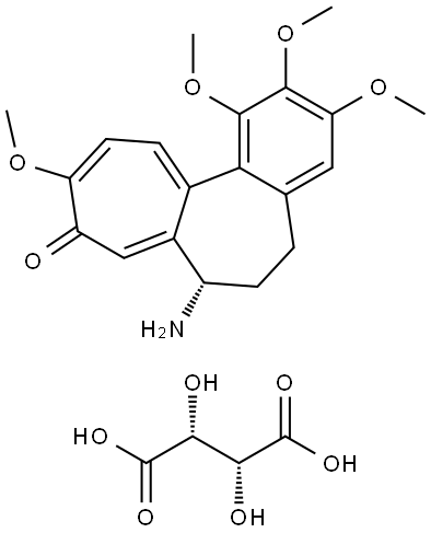 Desacetylcolchicine tartrate (NSC-36354) Structural