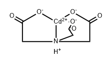 hydrogen [N,N-bis(carboxymethyl)glycinato(3-)-N,O,O',O'']cadmate Structural