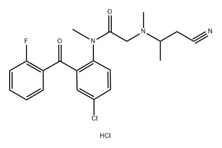 Alozafone hydrochloride Structural