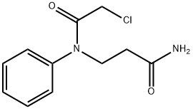Propanamide, 3-[(2-chloroacetyl)phenylamino]- Structural