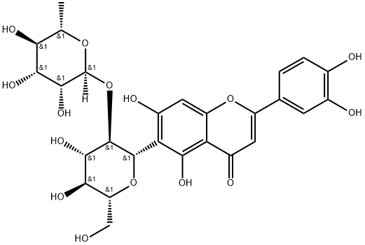 Isoorientin 2''-O-rhamnoside Structural