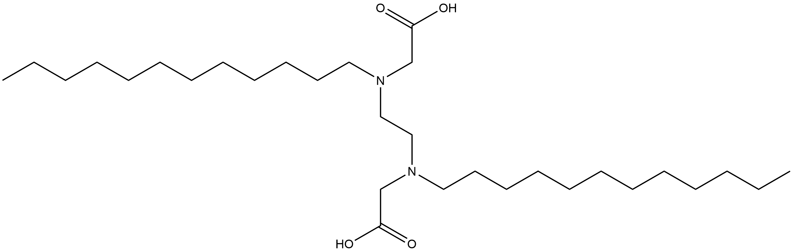 Glycine, N,N'-1,2-ethanediylbis[N-dodecyl- (9CI) Structural