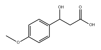 Benzenepropanoic acid, β-hydroxy-4-methoxy- Structural