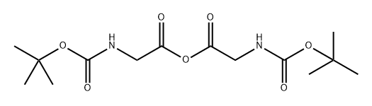 Glycine, N-[(1,1-dimethylethoxy)carbonyl]-, 1,1'-anhydride Structural