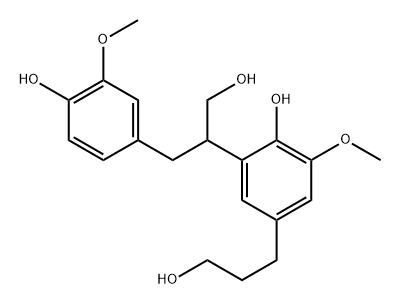 Tetrahydrodehydrodiconiferyl alcohol Structural