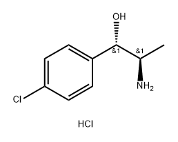 S-(R*,S*)]-α-(1-Aminoethyl)-4-chlorobenzenemethanol Hydrochloride Structural