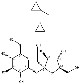 Oxirane, methyl-, polymer with oxirane, ether with -D-fructofuranosyl α-D-glucopyranoside Structural