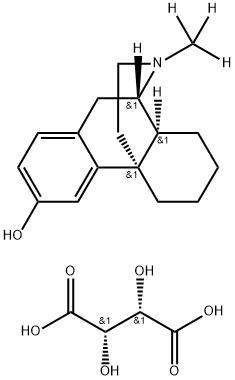 Dextrorphan-d3 tartrate Structural