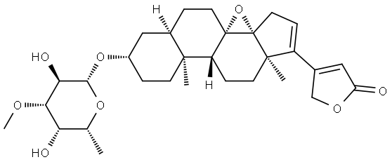 Dehydroadynerigenin digitaloside Structural