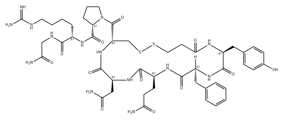 vasopressin, deamino-homo-Arg- Structural