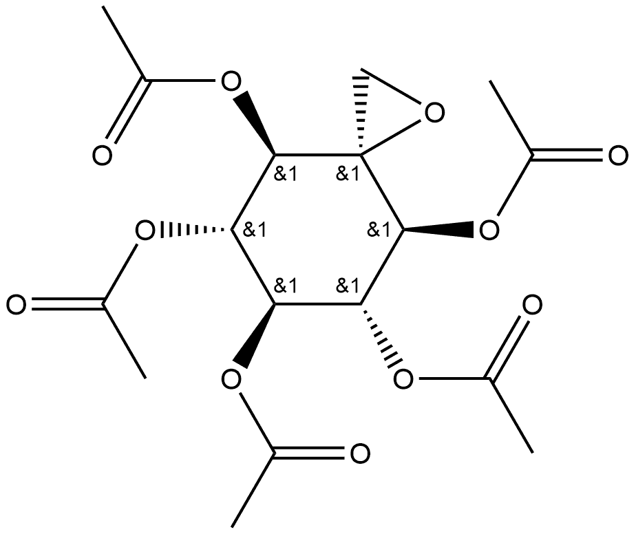 myo-Inositol, 2,21-anhydro-2-C-(hydroxymethyl)-, pentaacetate (9CI) Structural