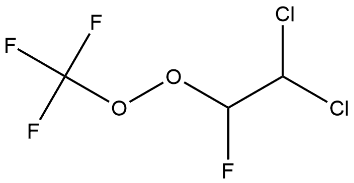 Peroxide, 2,2-dichloro-1-fluoroethyl trifluoromethyl (9CI) Structural