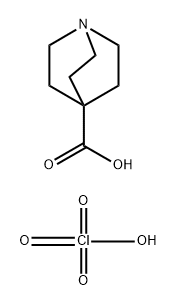 quinuclidine-4-carboxylic acid compound with perchloric acid (1:1) Structural
