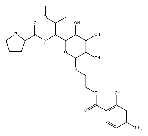 N-Demethyl-7-O-demethyldesalicetin
β-( 4-aminosalicylate) Structural