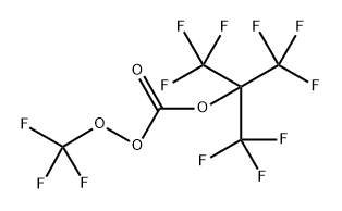 O-[[]2,2,2-trifluoro-1,1-bis(trifluoro-methyl)ethyl]-00-(trifluoromethyl) peroxycarbonate Structural