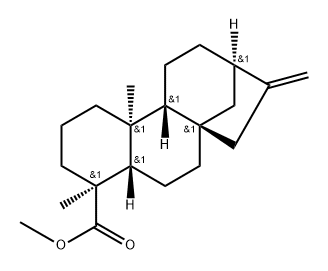 Kaur-16-en-19-oic acid methyl ester Structural