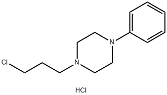 Piperazine, 1-(3-chloropropyl)-4-phenyl-, hydrochloride (1:) Structural