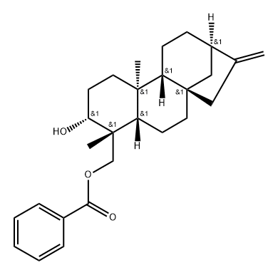 Kaur-16-ene-3,18-diol, 18-benzoate, (3α,4α)- (9CI) Structural