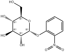 o-Nitrophenyl-α-D-glucopyranoside Structural