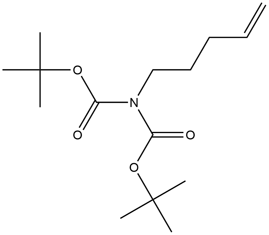 Imidodicarbonic acid, 2-4-penten-1-yl-, 1,3-bis(1,1-dimethylethyl) ester Structural