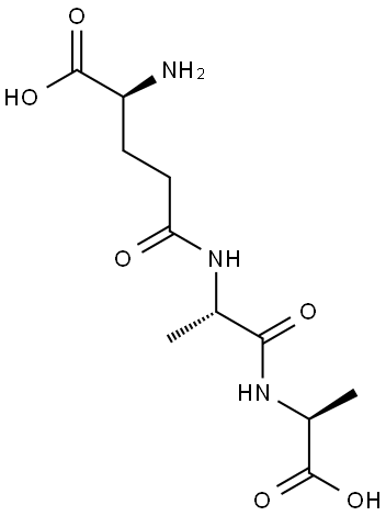 L-Alanine, N-(N-L-γ-glutamyl-L-alanyl)- (9CI) Structural