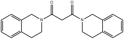 Isoquinoline, 2,2'-(1,3-dioxo-1,3-propanediyl)bis[1,2,3,4-tetrahydro- (9CI) Structural