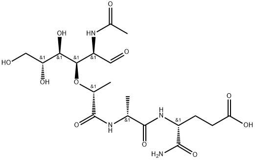 N-ACETYLMURAMYL-D-ALANYL-D-ISOGLUTAMINE) Structural