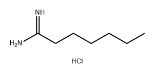 heptanimidamide hydrochloride Structural
