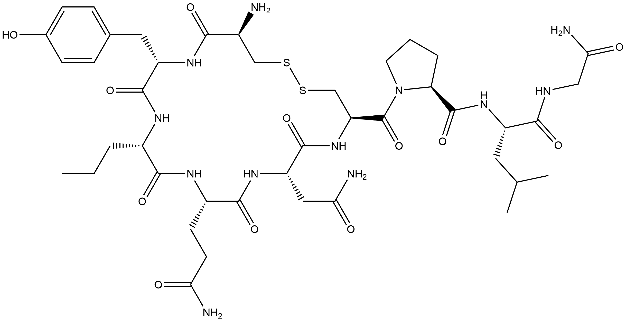 Oxytocin, 3-L-norvaline- (8CI,9CI) Structural