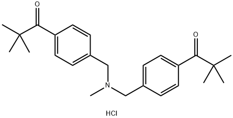 N,N-BIS(4-PIVALOYLBENZYL)METHYLAMINE HYDROCHLORIDE) Structural