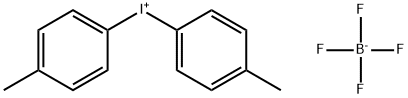 Iodonium, bis(4-methylphenyl)-, tetrafluoroborate(1-) (1:1) Structural